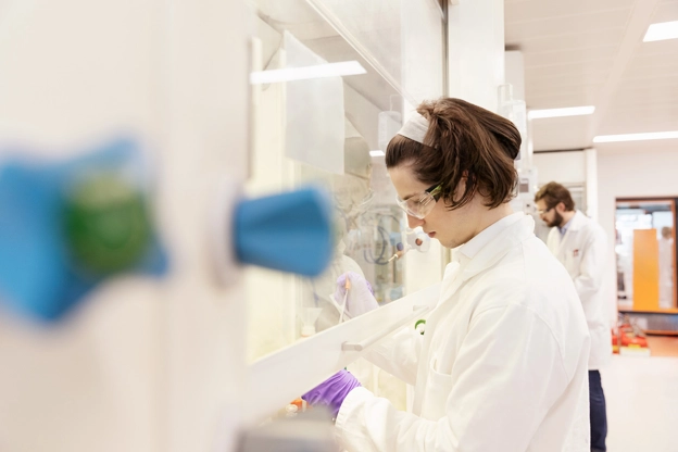 female scientist in lab